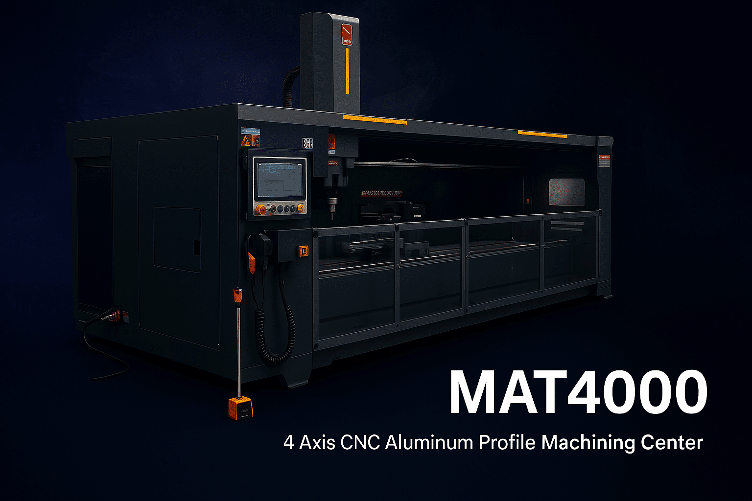 ORCA-4L 4 EKSEN CNC ALUMİNYUM PROFİL LAZERLİ İŞLEME MERKEZİ